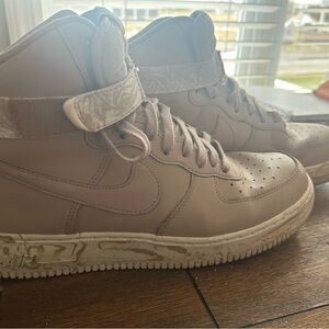 @snickence Nike Air Force high top “Dip Dye”